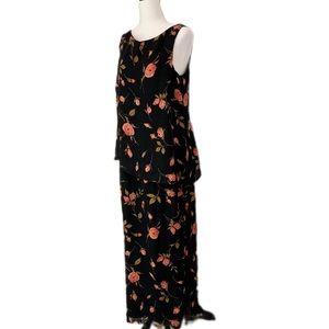 J.B.S Full Length Tiered Dress Sz 14